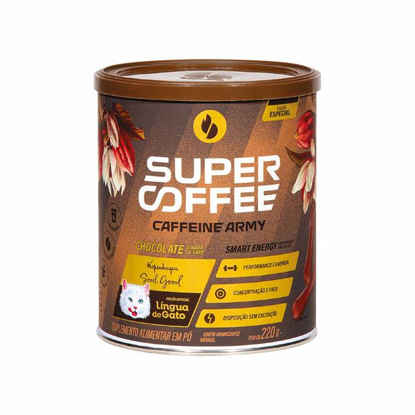SUPER COFFEE LINGUA GATO 220G CAFFEINE ARMY