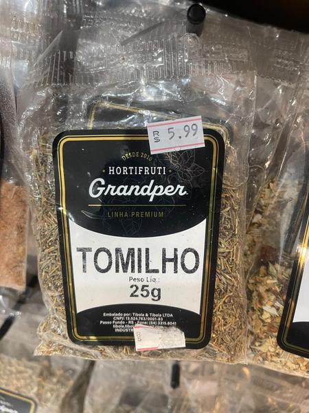 TOMILHO 25GR GRANDPER
