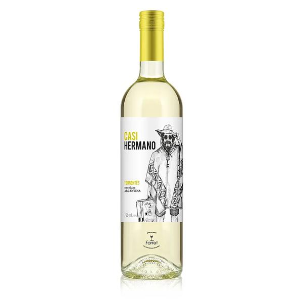 VINHO BRANCO SECO TORRONTES 750ML CASI HERMANO