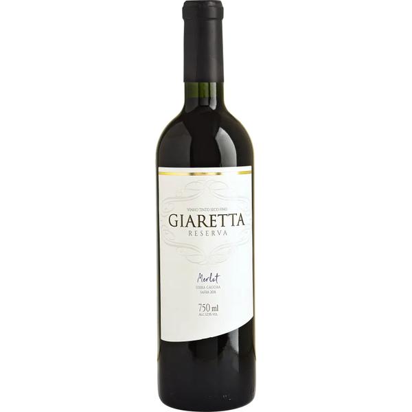 VINHO GIARETTA RESERVA 750ML MERLOT