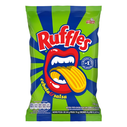 Gran Hortifruti | BATATA FRITA RUFFLES CEBOLA E SALSA 68G