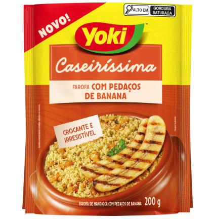 FAROFA PRONTA YOKI 200g PEDAÇOS DE BANANA  <<< ANALISE >>>