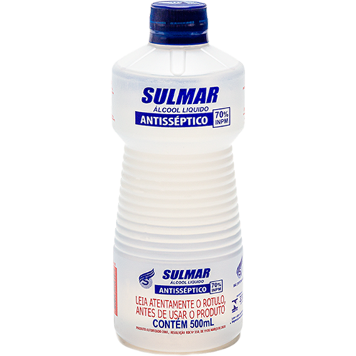 ALCOOL LIQ SULMAR ANTIS  70Â° 500ML