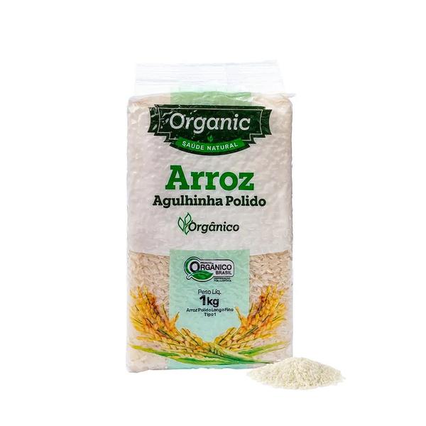 ARROZ AGULINHA ORG POLIDO 1KG