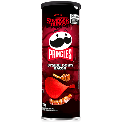 BATATA PRINGLES UPSIDE DOWN BACON 100G