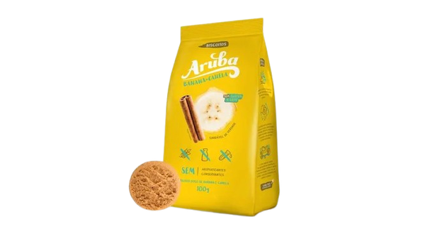 BISC ARUBA BANANA CANELA S/G ZERO 100G