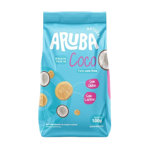 BISC DOCE ARUBA COCO S/G ZERO 100G