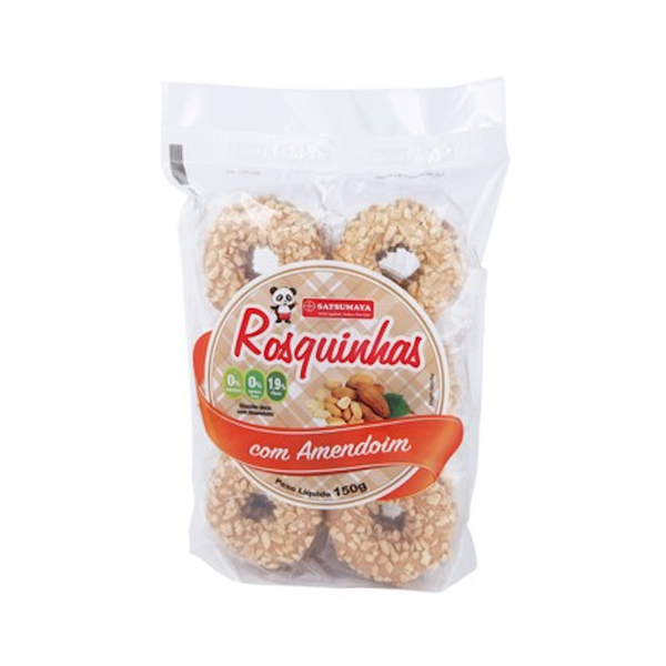 BISC ROSQUINHA AMEND SATSUMAYA 150G