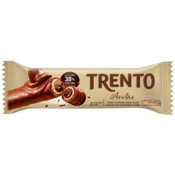 BISC WAFER TRENTO CHOC AVELA 29G