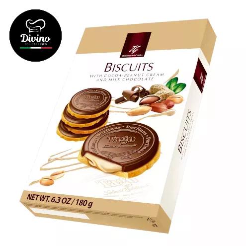 BISCUITS CREME DE CACAU E AMENDOIM 140G