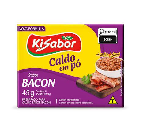 CALDO PO KISABOR BACON 45G