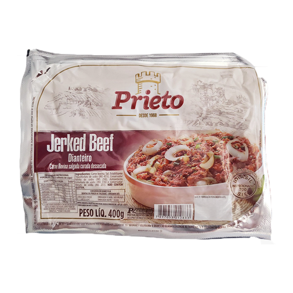 CARNE JERKED BEEF DIANTEIRO PRIETO 400G