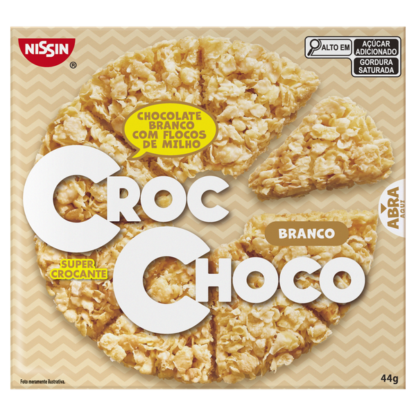 CHOC BRANCO NS CROC FLOC DE MILHO 44G