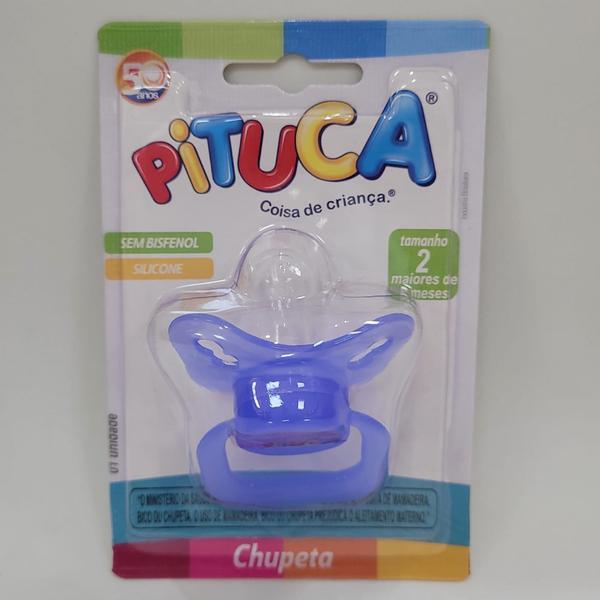 CHUPETA PITUCA AZUL SILICONE FASE 2