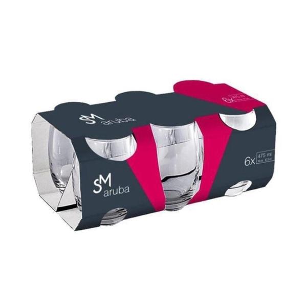 CONJ COPOS NADIR ARUBA C/6UN 475ML