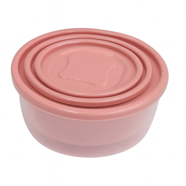 CONJ POTE ORG JAGUAR RED 4PCS