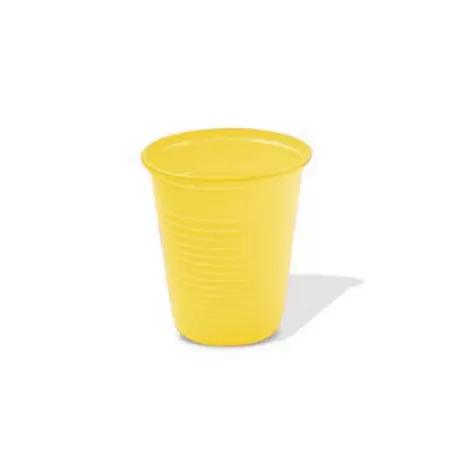 COPO PLAST AMARELO C/50 200ML