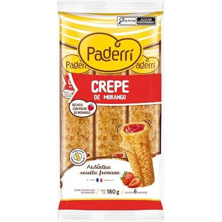 CREPE DE MORANGO PADERRI 180G