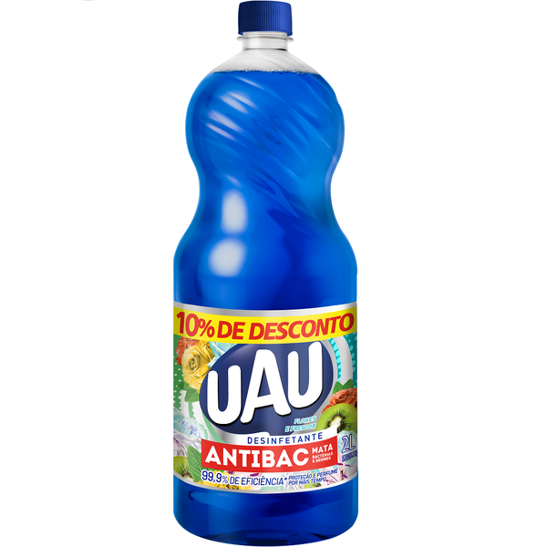 DESINF UAU ANTIBAC FLORES E FRESCOR 2L
