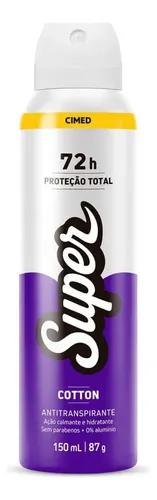 DESOD AEREO SUPER COTTON FEM CIMED 150ML