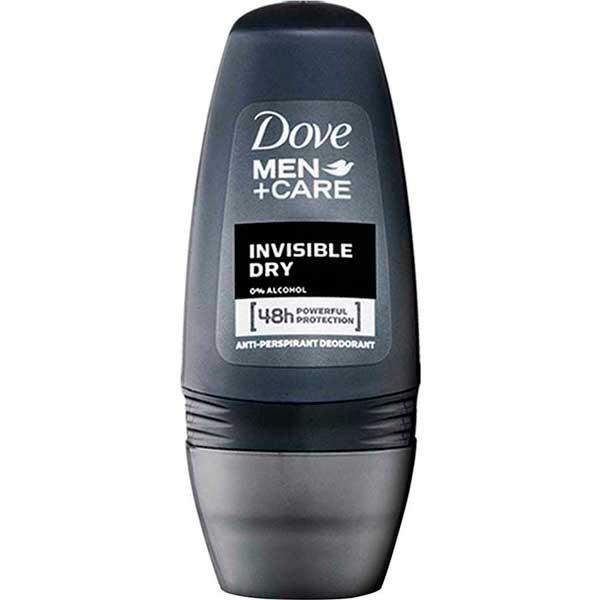 DESOD DOVE ROLL MEN INVISL DRY 50ML