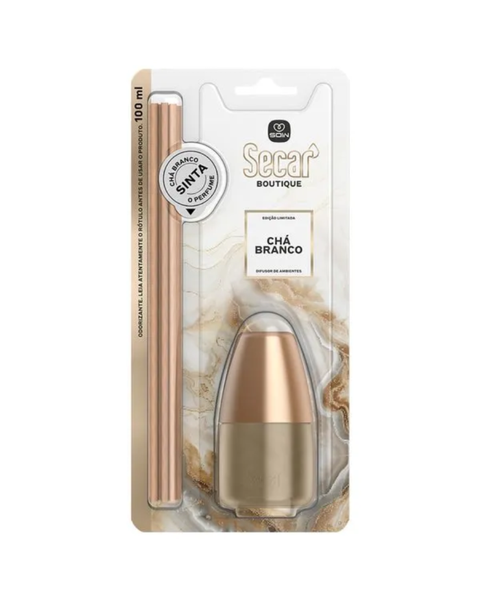 DIFUSOR DE AROMAS SECAR CHA BCO 120ML