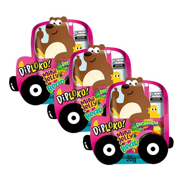 DIPLOKO MINI JELLY BEAR URSINHOS 20G