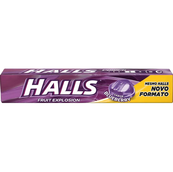 DROPPS HALLS BLUEBERRY 28G