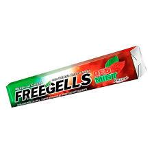 DROPS FREEGELLS RED MINT 27,9G