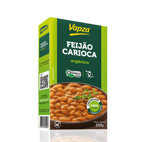 FEIJAO VAPZA CARIOCA ORG 250G