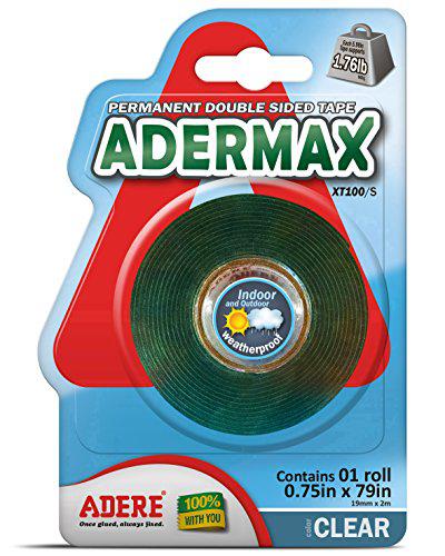 FITA ADESIVA ADERMAX FORTE D FACE 19MM
