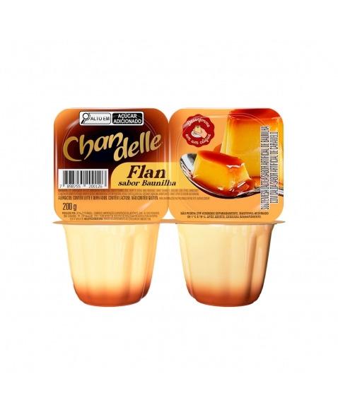FLAN BAUNILHA CHANDELLE BAUN C/2 200G
