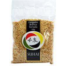 GERGELIM BRANCO TORRADO 100G SUHAI