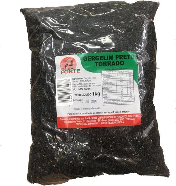 GERGELIM PRETO CASA FORTE 1KG