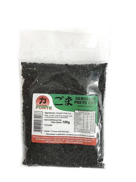 GERGELIM PRETO CRU CASA FORTE 200G