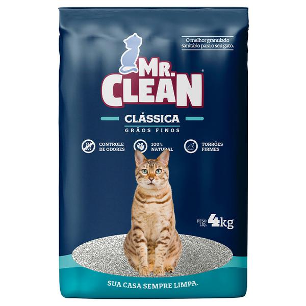 GRAN SANIT P/GATOS MR CLEAN CLASSIC 4KG
