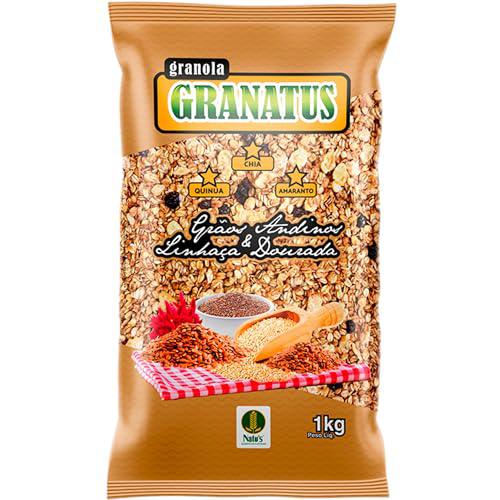 GRANOLA GRANATUS ANDINOS E LINHACA 1KG
