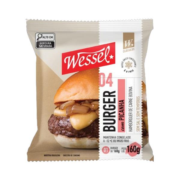 HAMBURGUER BOV PICANHA  WESSEL 160G