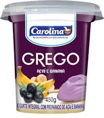 IORG GREGO CAROLINA ACAI/BAN PT 450G