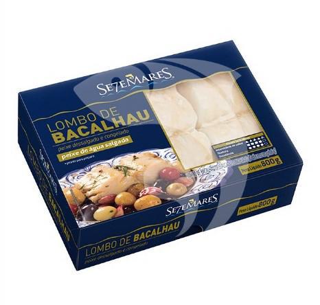 LOMBO DE BACALHAU 7MARES  C/SAL 800G