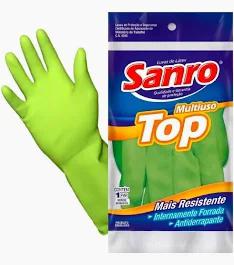 LUVAS SANRO TOP VERDE FORRADA TAM XG