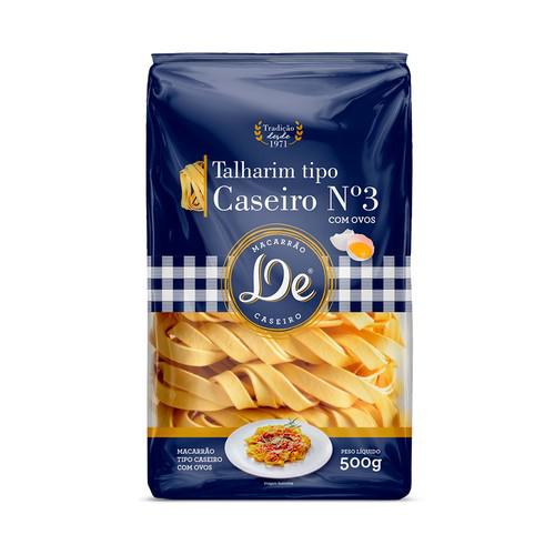 MACARRAO CASEIRO TALHARIM N°3 500G