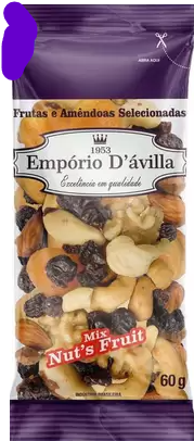 MIX NUTS FRUIT EMP DAVILLA 60G