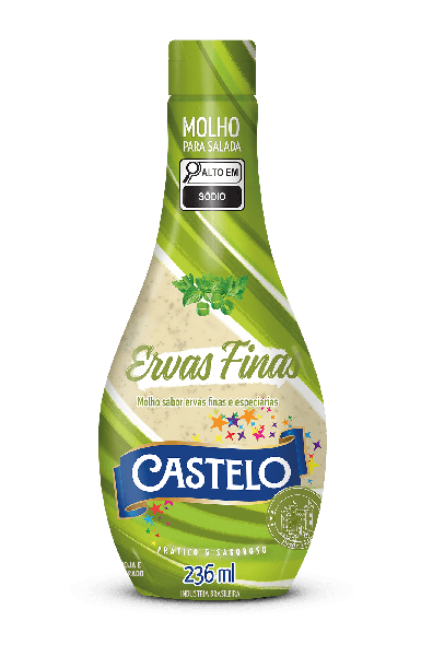 MOLHO P/SALADA CASTELO ERVAS FINAS 236ML
