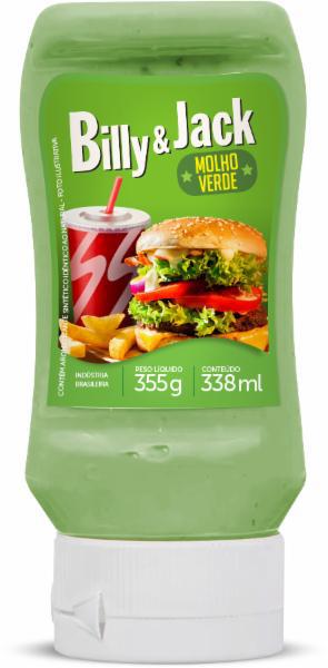 MOLHO VERDE BILLY JACK  355GR
