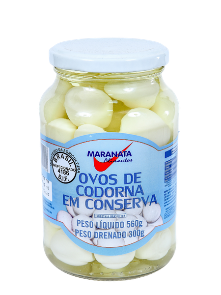 OVO DE CODORNA CONSERVA MARANATA 300G