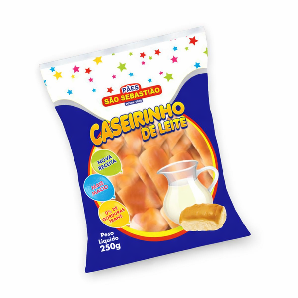 PAO CASEIRINHO DE LEITE S SEBASTIAO 250G