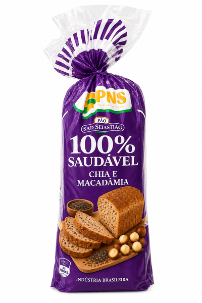 PAO FORMA S SEB CHIA E MACADAMIA 300G