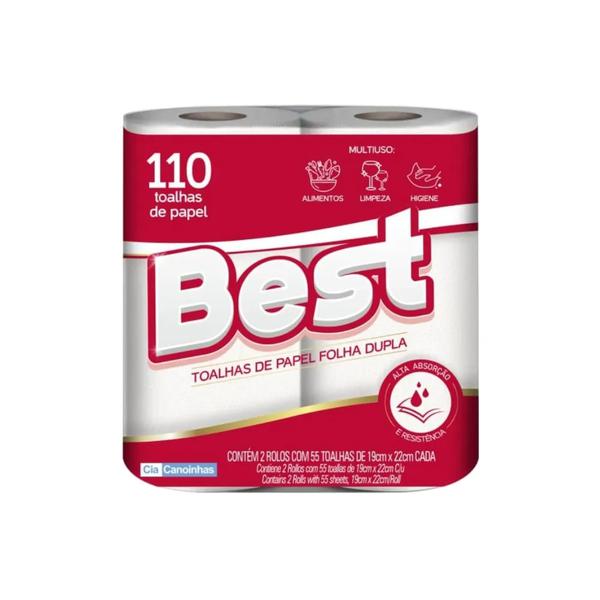 PAPEL TOALHA BEST C/2 ROLOS