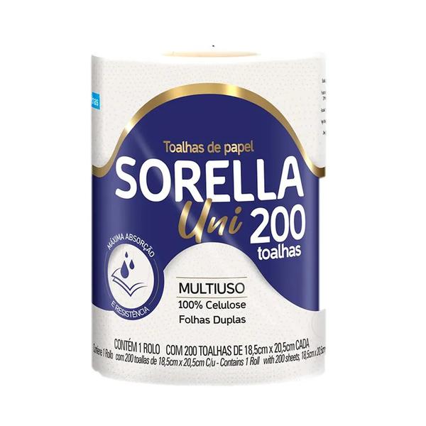 PAPEL TOALHA SORELLA UNI 200UN